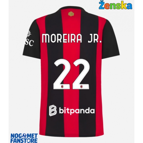 AC Milan Diego Moreira #22 Domaci Dres za Ženska 2026-27 Kratak Rukav
